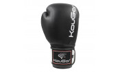 Перчатки боксерские KouGar KO400-14, 14oz, черный Перчатки боксерские KouGar KO400-14, 14oz, черный